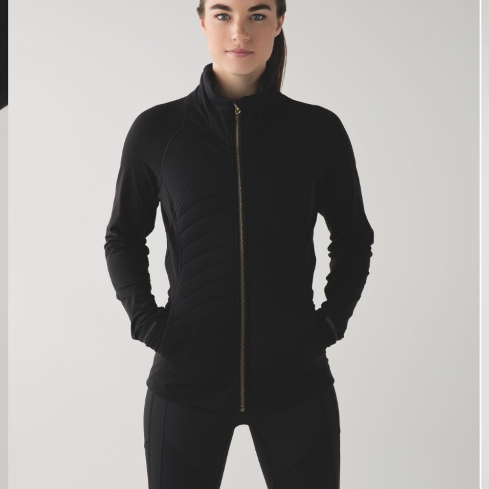 Lululemon Fleece Out Jacket in Black